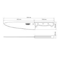 Faca para Churrasco em Aço Inox e Cabo Vermelho Polywood 10" - Tramontina - 3