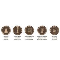 Faca para Churrasco em Aço Inox e Cabo Vermelho Polywood 10" - Tramontina - 5