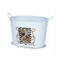 Balde para Cerveja Oval em Alumínio 5L Pinup Retrô - Alumiart Falcão - 1