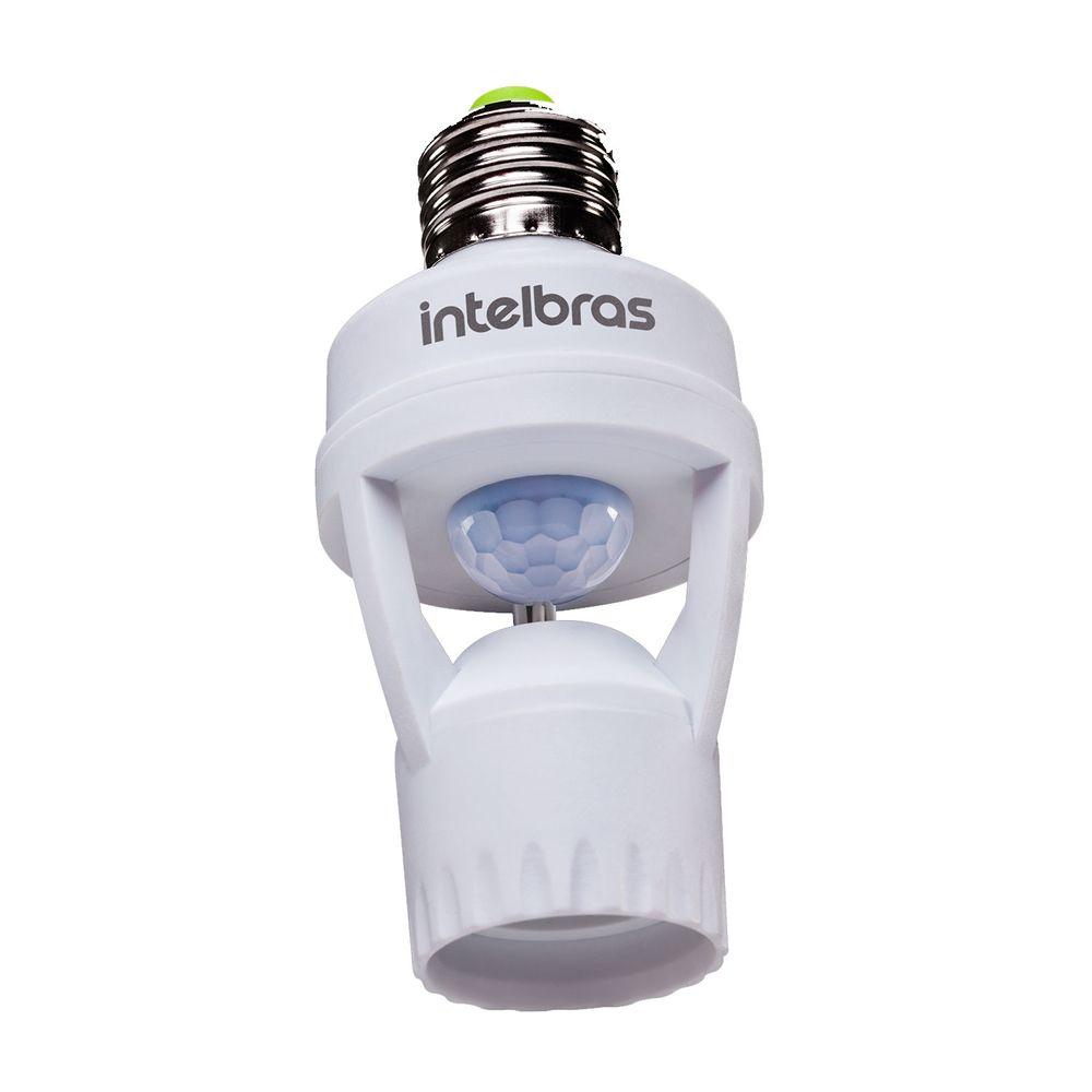 Sensor de Presença para Iluminação com Soquete 360º Branco - Intelbras - 1