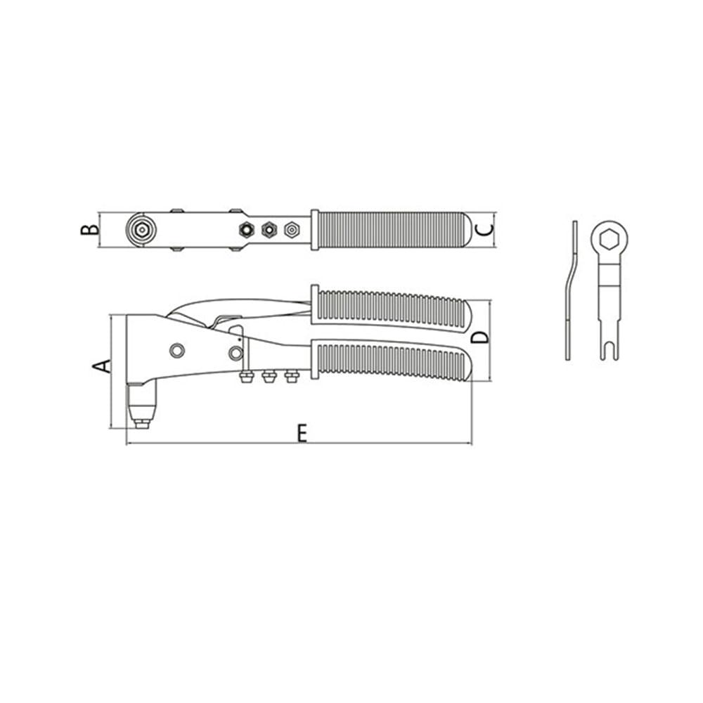 Rebitador Manual 10pol - Tramontina - 2