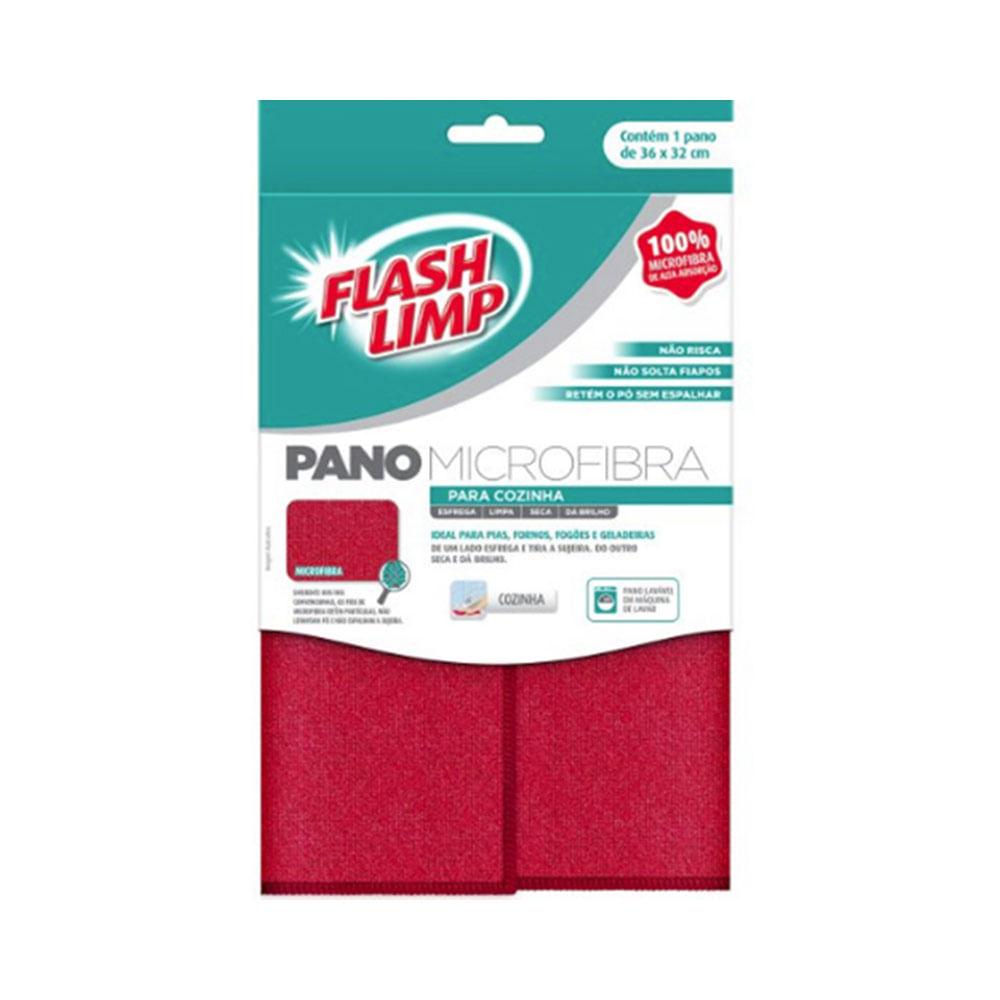 Pano de Microfibra para Cozinha - FlashLimp - 1