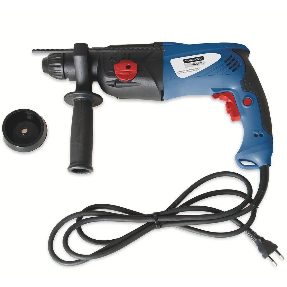 Martelete Perfurador Rompedor 1050W 1" com Encaixe Rápido SDS Plus 4 Funções com Maleta - Tramontina - 5