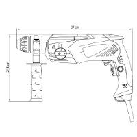 Martelete Perfurador Rompedor 1050W 1" com Encaixe Rápido SDS Plus 4 Funções com Maleta - Tramontina - 6