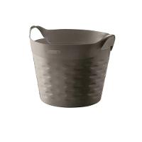 Cesto Organizador Plástico Circular Moolti Grafiite 20L - Sanremo - 1