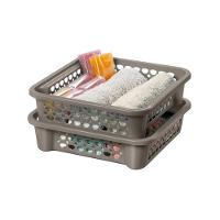 Cesta Empilhável Plástica Moolti Grafite 3,3L - Sanremo - 1