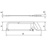Arco de Serra Regulável PRO 12" - Tramontina - 2