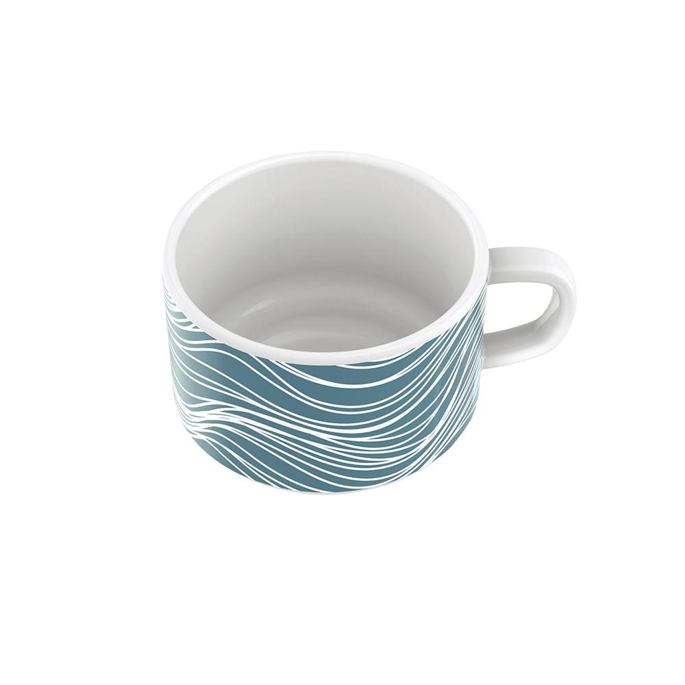 Xícara Chá Clarice em Porcelana Decorada 240 ml - Tramontina - 2