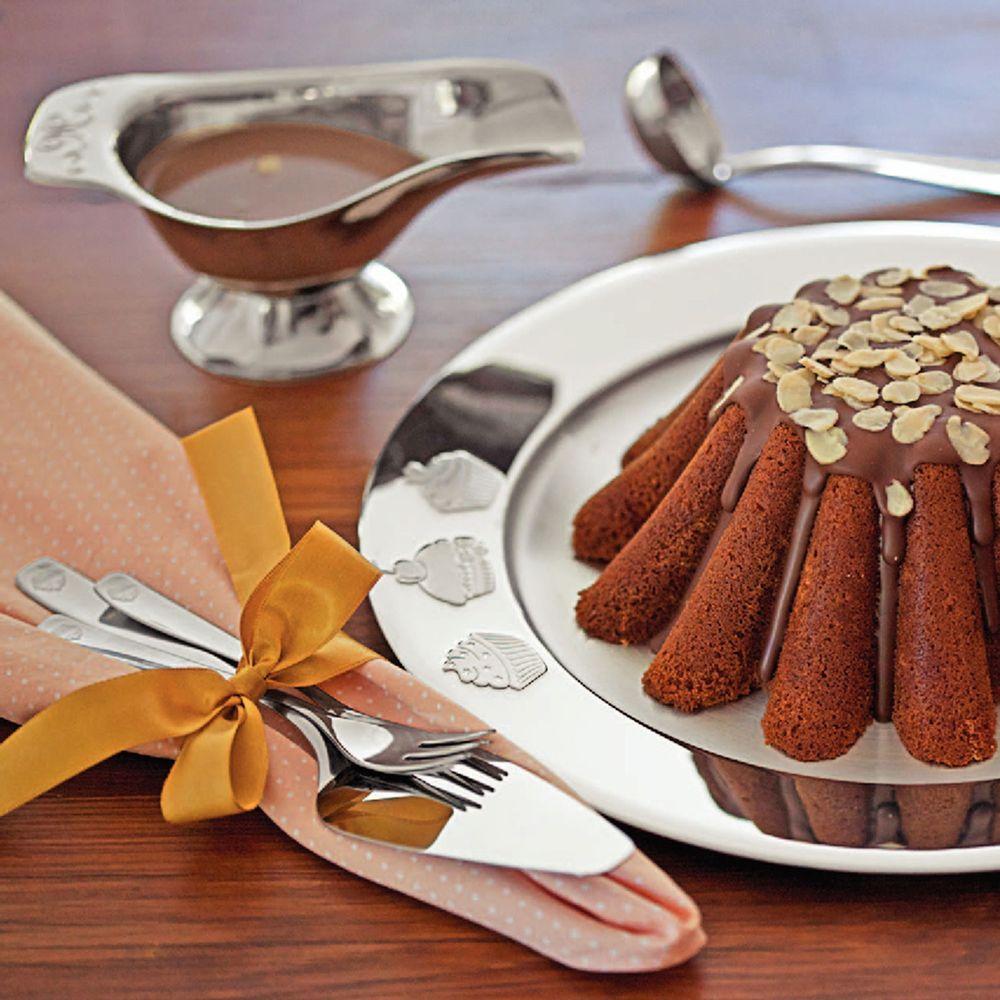 Prato em Aço Inox para Doces e Salgados - Tramontina - 4