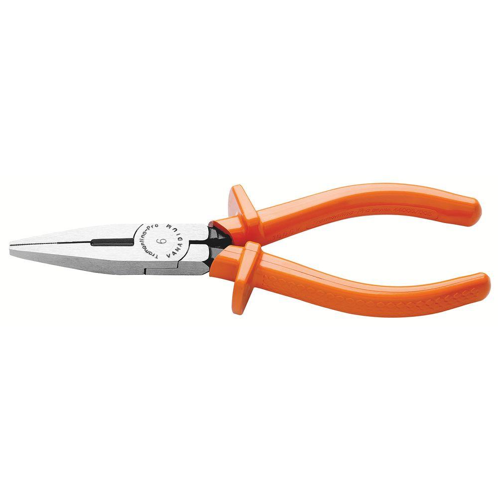 Alicate Bico Chato Isolado 6'' PRO Laranja - Tramontina - 1