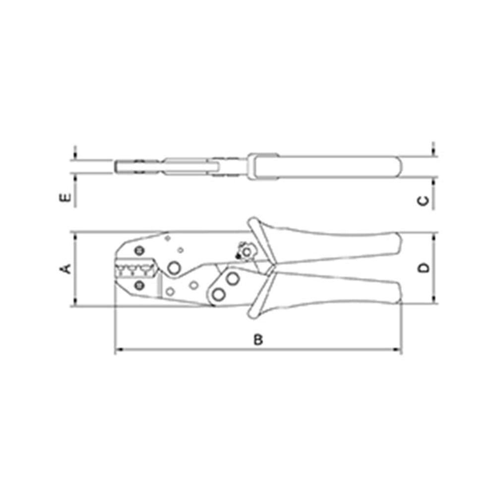 Alicate Crimpador 9'' - Tramontina - 2