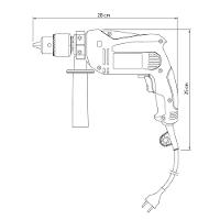 Furadeira de Impacto 500W 1/2" com Empunhadura Auxiliar 220V - Tramontina - 6