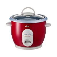 Panela Elétrica de Arroz Vermelha com Bandeja para Vapor - Oster - 2