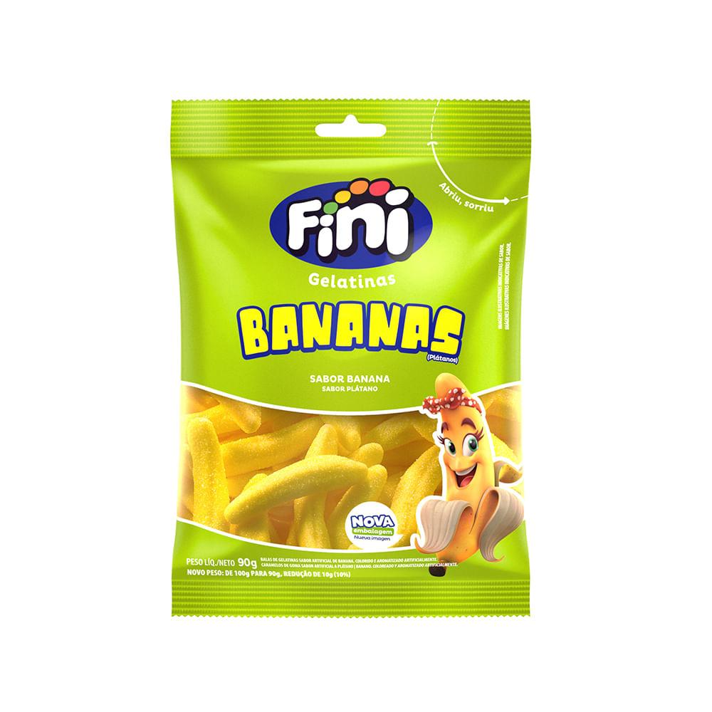 3 Packs de Balas de Gelatina Bananas 90G - Fini - 2