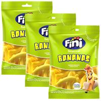 3 Packs de Balas de Gelatina Bananas 90G - Fini - 1