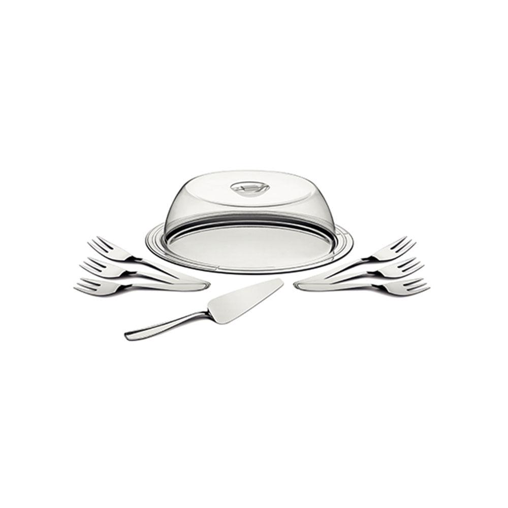 Kit para Torta de Aço Inox Ciclo 9pçs  - Tramontina - 1
