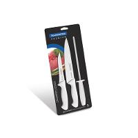 Jogo de Facas Premium Branco com Chaira 3pçs - Tramontina - 1