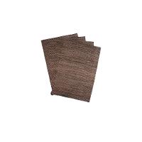 Jogo Americano Retangular com Trama Sintética Marrom Claro e Marrom Escuro 4pçs - Art Stillos - 2