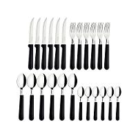 Faqueiro Tulum com Lâminas em Inox e Cabos de Polipropileno Preto 24pçs - Tramontina - 2