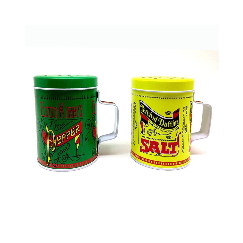 Conjunto de Saleiro e Pimenteiro Retrô Grill & Pizza - 2