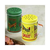 Conjunto de Saleiro e Pimenteiro Retrô Grill & Pizza - 3