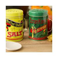 Conjunto de Saleiro e Pimenteiro Retrô Grill & Pizza - 4