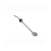 Bomba de Chimarrão Ilex em Inox com Rosca e Pedra Ágata Verde 25cm - Tramontina - 1