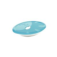 Assadeira Sempre Oval Média com Tampa Plástica Azul 2,5L - Marinex - 1