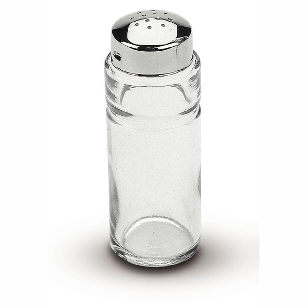 Saleiro/Pimenteiro de Vidro com Tampa em Aço Inox Utility - Tramontina - 1