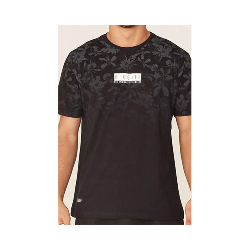 Camiseta Básica Masculina Estampada Carvão 7133A - O'Neill - 1