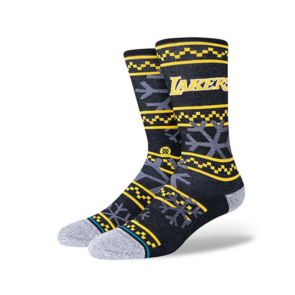 Meia NBA Lakers Frosted 2 Preta A545D21LAK-BLK - Stance - 1