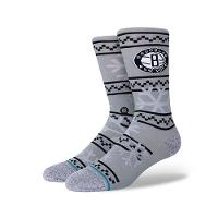 Meia NBA Nets Frosted 2 Cinza A545D21NET-GRY - Stance - 1