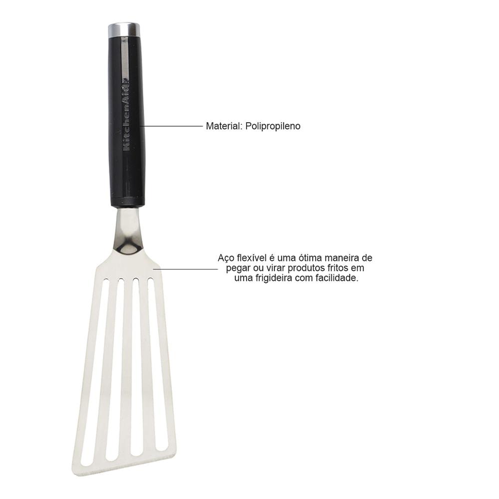 Espátula Flexível Preta - KitchenAid - 7