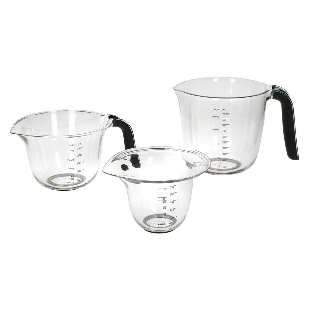 Conjunto de Jarras Medidoras Preta 3pçs - KitchenAid - 1