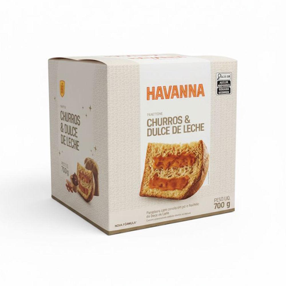 Panetone Recheado Churros com Doce de Leite 700g - Havanna - 1
