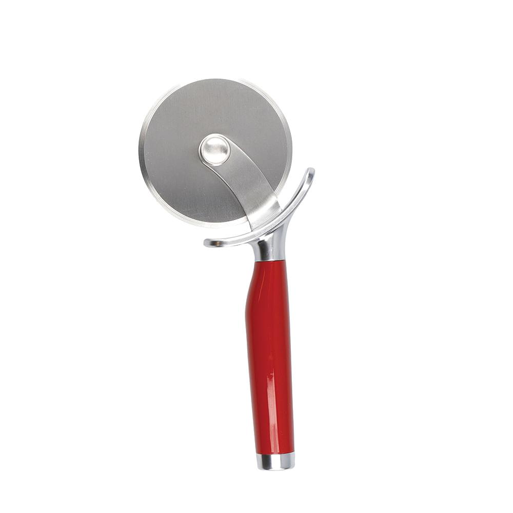 Cortador de Pizza em Inox Vermelho - KitchenAid - 1