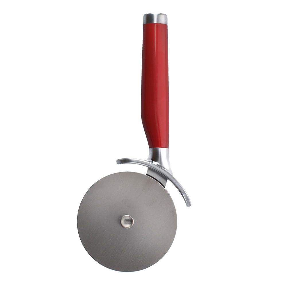 Cortador de Pizza em Inox Vermelho - KitchenAid - 5