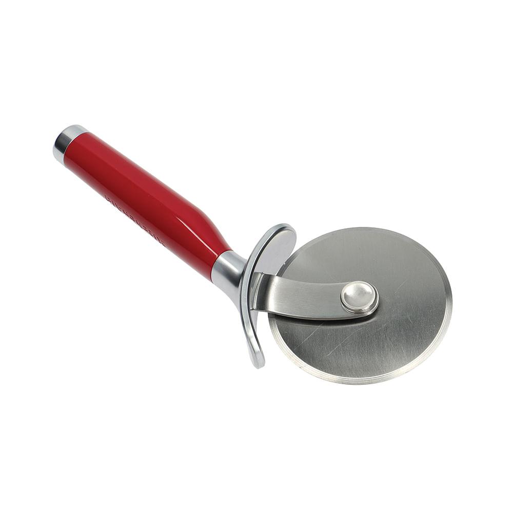 Cortador de Pizza em Inox Vermelho - KitchenAid - 6