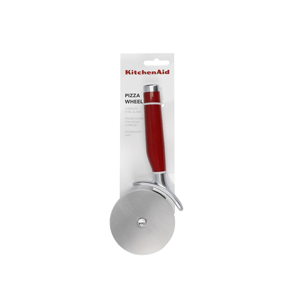 Cortador de Pizza em Inox Vermelho - KitchenAid - 10