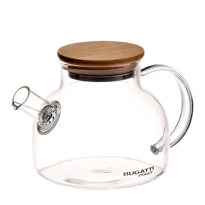 Chaleira de Vidro Borossilicato com Coador de Bico 500ml - Bugatti
