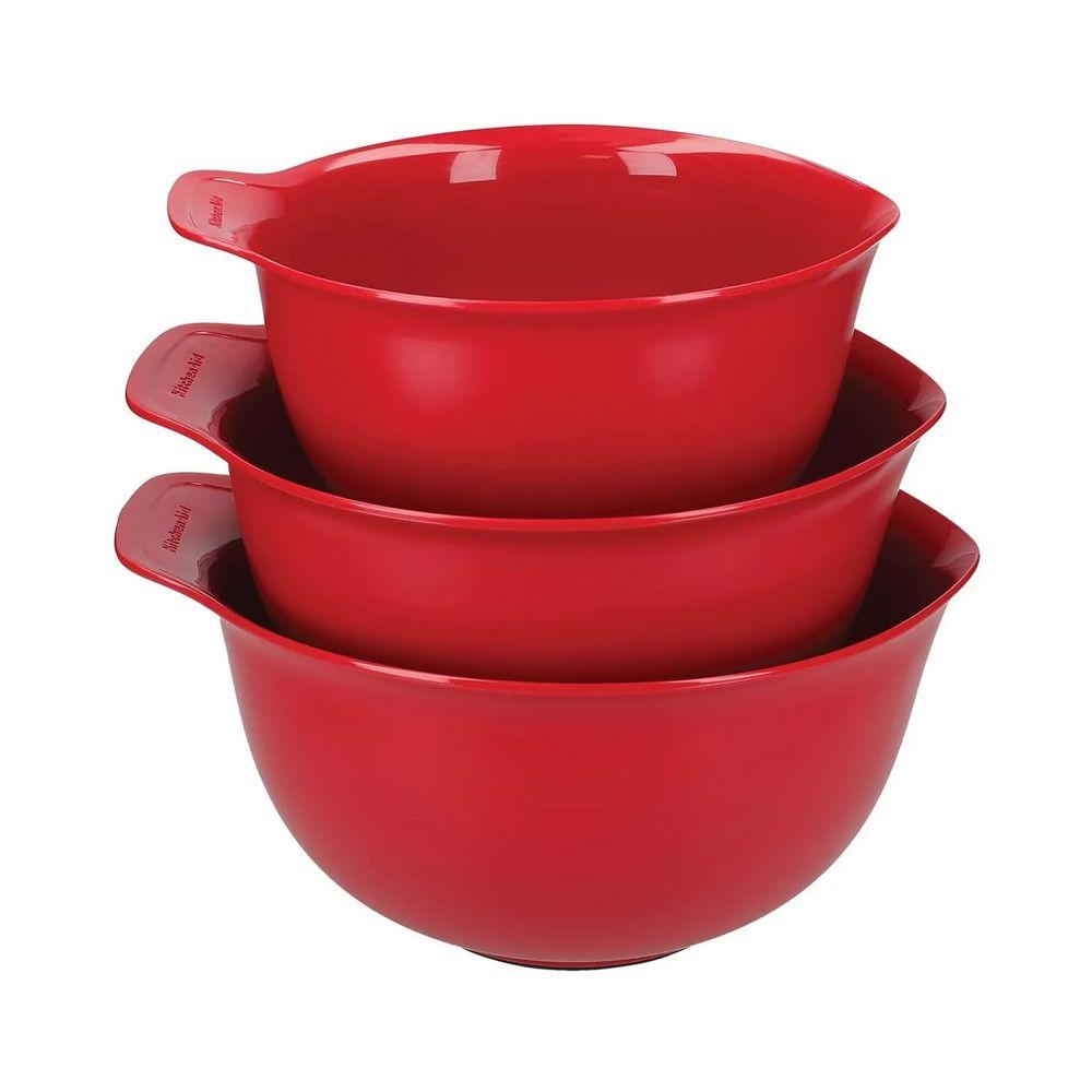 Jogo de Tigelas Vermelho 3pçs-  KitchenAid - 1