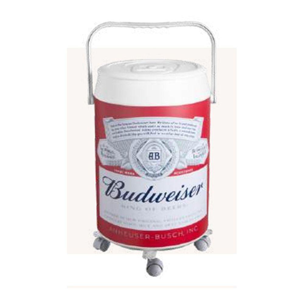 Cooler Veleiro Budweiser com Alça Injetada e Roda 42 Latas - Anabell - 1