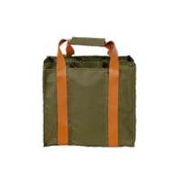 Bolsa Térmica para 6 Garrafas Alça de Couro Verde Militar  - Anabell - 1