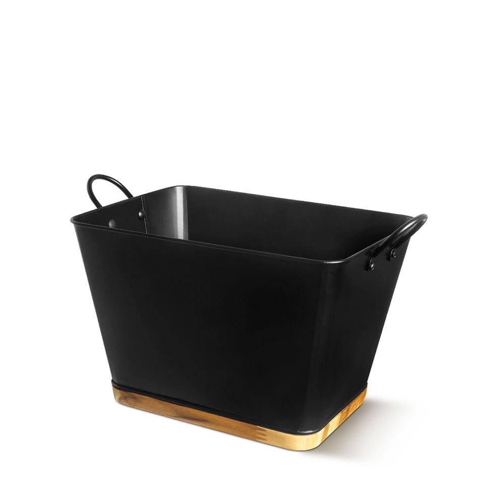 Champanheira Base Madeira Preto Fosco 8L - Alumiart Falcão - 1