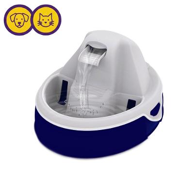 Fonte de Água Aqua Flow para Cães e Gatos Azul e Cinza - Amicus