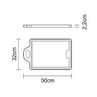 Tábua Churrasco em Madeira Muiracatiara com Acabamento Envernizado com Alça 33 x 20 cm - Tramontina - 2