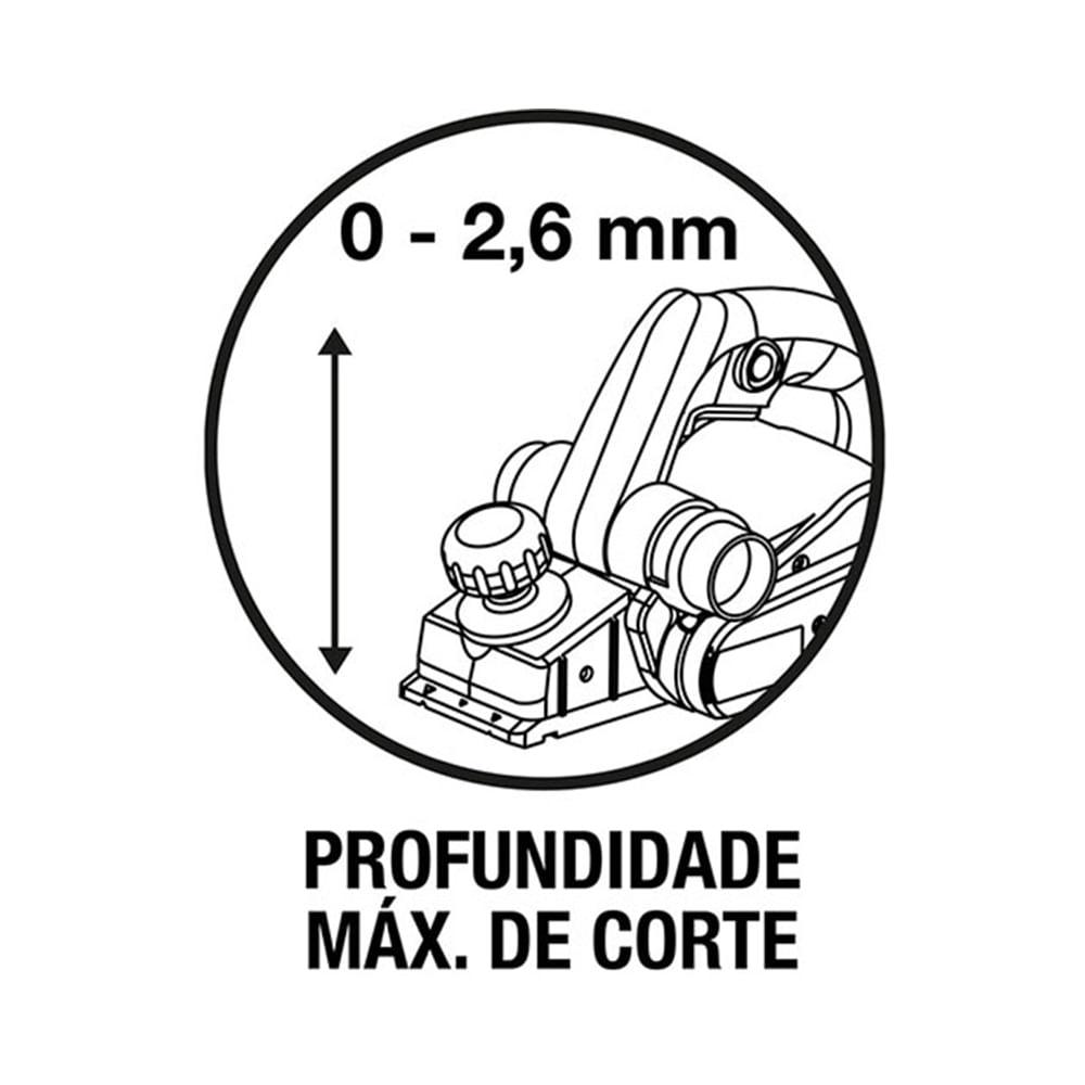 Plaina Elétrica 710W 82mm 110V - Tramontina - 8