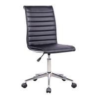 Conjunto com 4 Cadeiras de Escritório Secretária Giratórias Marilyn Preto - 2