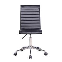 Conjunto com 4 Cadeiras de Escritório Secretária Giratórias Marilyn Preto - 5