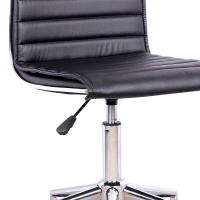 Conjunto com 4 Cadeiras de Escritório Secretária Giratórias Marilyn Preto - 9